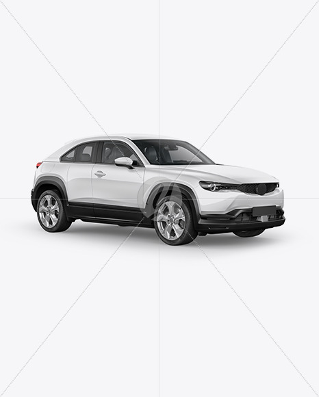 Compact Crossover SUV Mockup - Half Side View