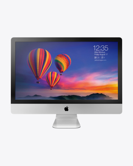 27" iMac Pro Mockup - Front View