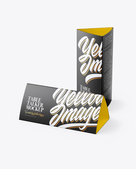 Two Table Talkers Mockup
