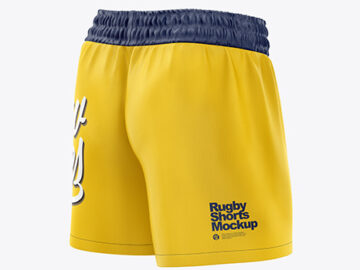 Men’s Rugby Shorts Mockup