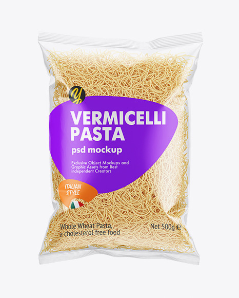 Plastic Bag With Vermicelli Pasta