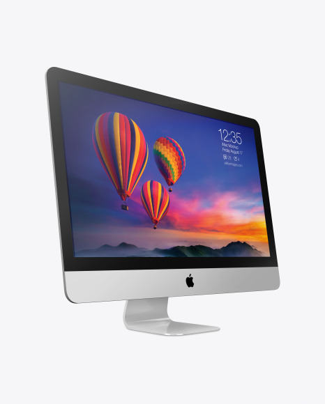 iMac Pro Mockup - Left Side View