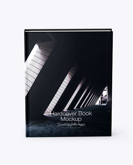 Hardcover Book w/ Matte Cover Mockup