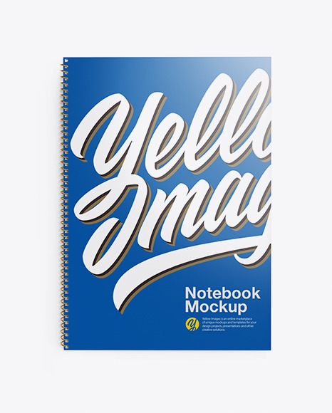 Glossy Notebook Mockup