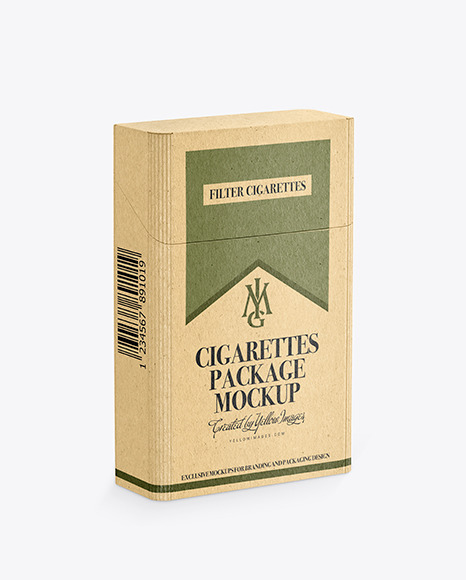 Kraft Cigarette Pack Mockup