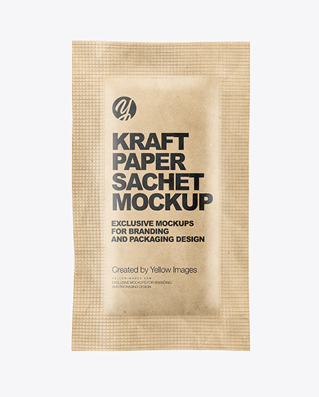 Kraft Paper Sachet Mockup