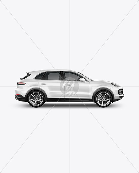 Luxury Crossover Mockup - Side View