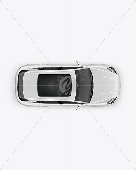 Luxury Crossover Mockup - Top View
