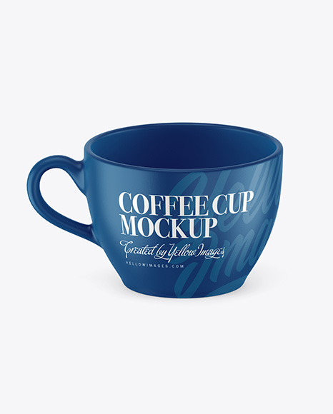 Ceramic Coffee Cup Mockup