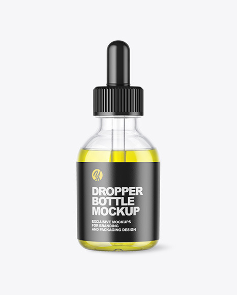 Oil Dropper Bottle Mockup