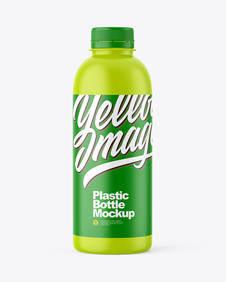 Matte Plastic Bottle Mockups