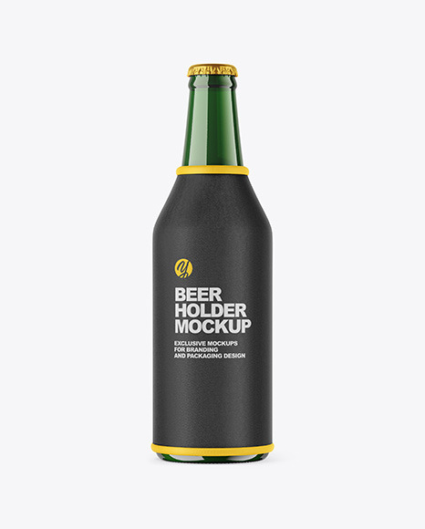 Beer Bottle Holder Mockup
