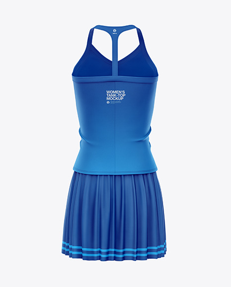 Women's Tennis Clothing Set Mockup