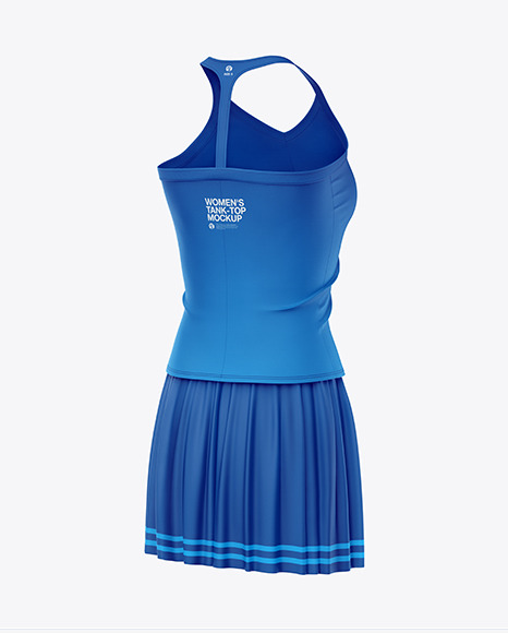 Women's Tennis Clothing Set Mockup
