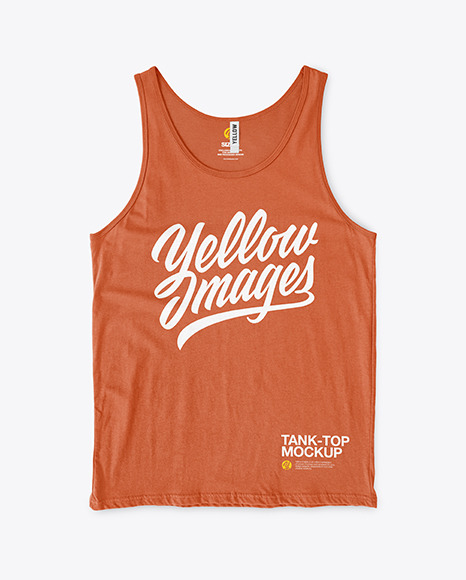Tank Top with Round Neck Mockup