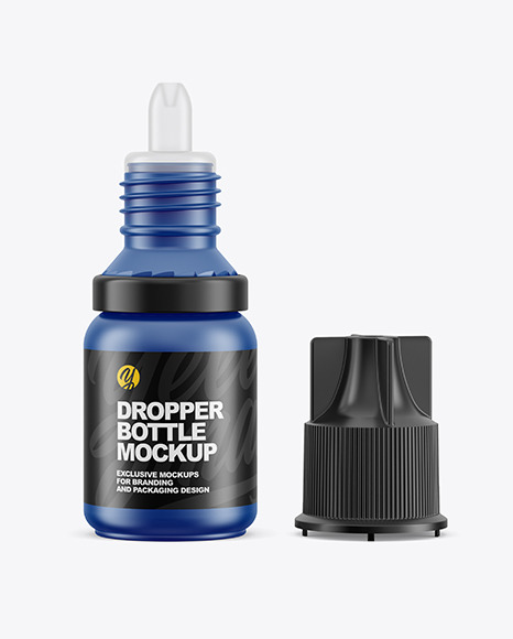 10ml Matte Dropper Bottle Mockup