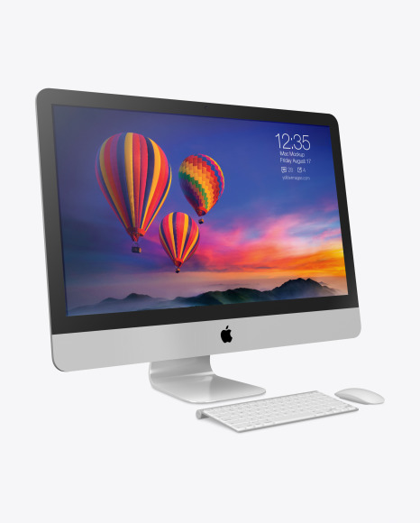 iMac Pro Mockup - Left Side View