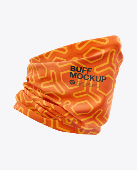 Buff Mockup - Half Side View