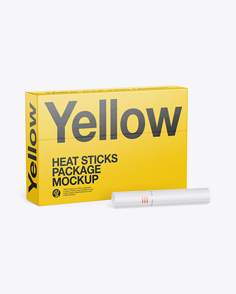 Heat Sticks Package Mockup