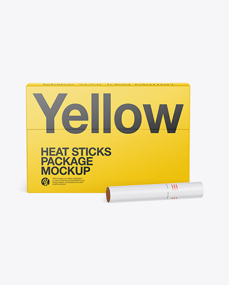 Heat Sticks Package Mockup - Front View