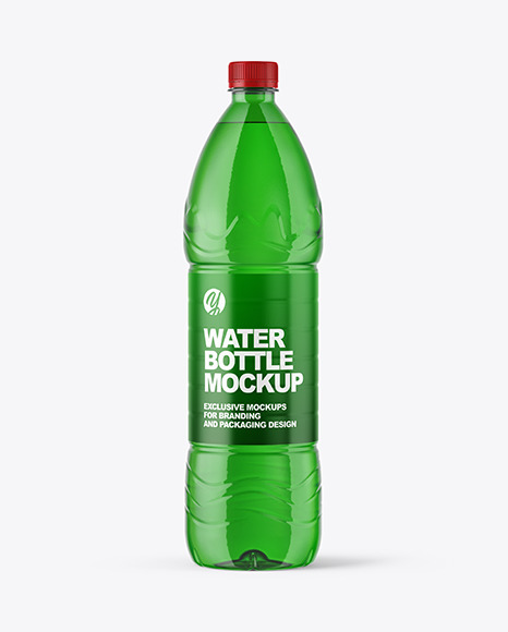 1,5L Water Bottle Mockup