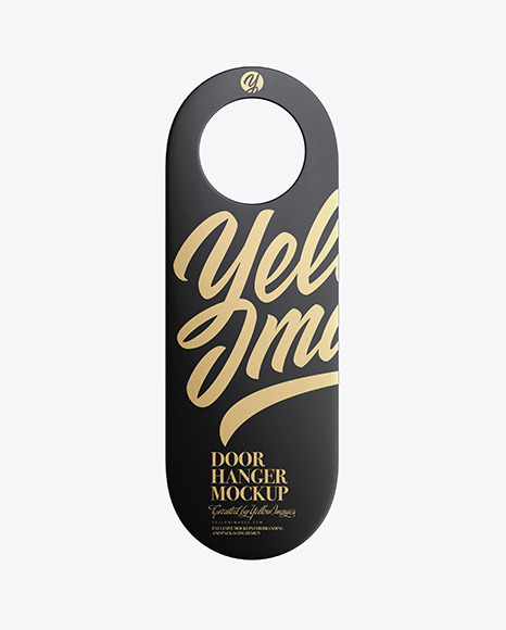 Door Hanger Mockup