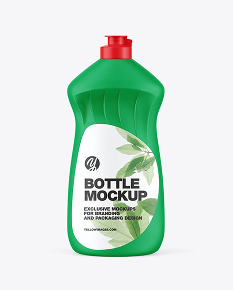 Washing-up Liquid Matte Bottle Mockup