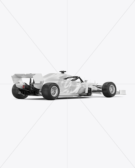 Formula-1 2020 Mockup - Back HalfSide View