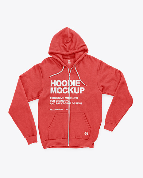 Full-Zip Hoodie Mockup