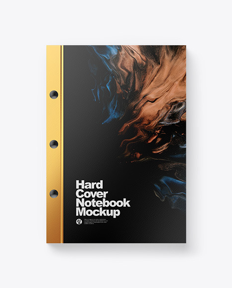 Hard Cover Notebook Mockup