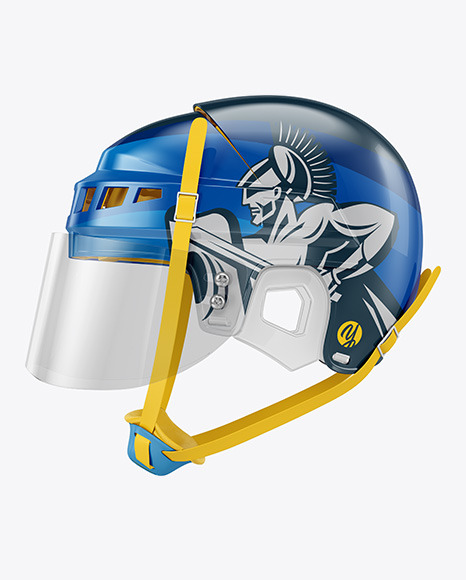 Hockey Helmet Mockup