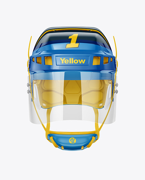 Hockey Helmet Mockup