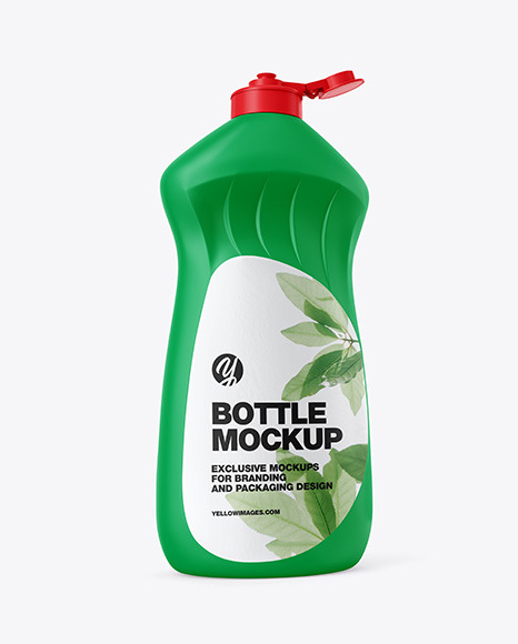 Washing-up Liquid Matte Bottle Mockup