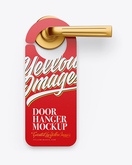 Door Hanger Mockup