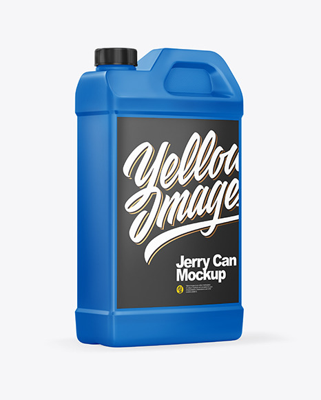 Plastic Jerry Can Mockup