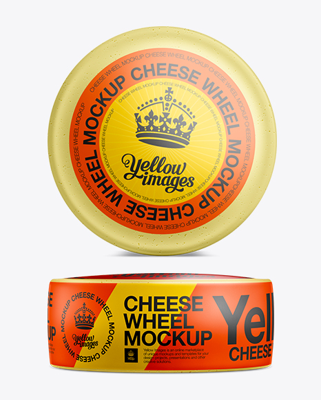 Cheese Wheel Mockup