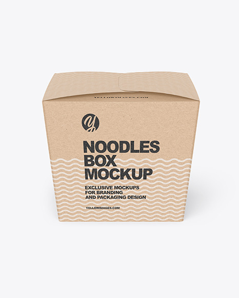 Kraft Noodles Box Mockup