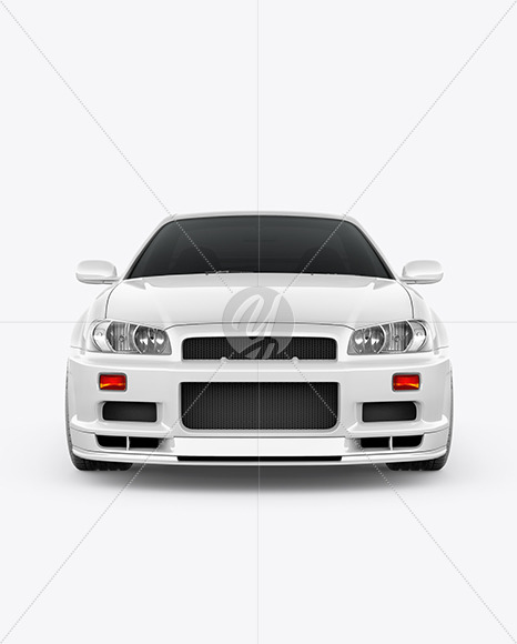 Sport Car Mockup - Front View