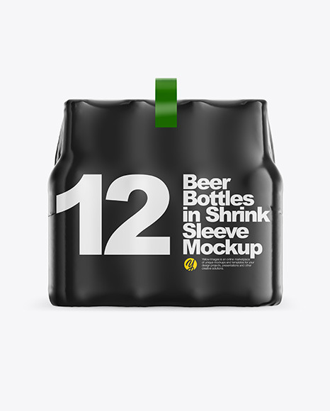 12 Bottles Pack Mockup