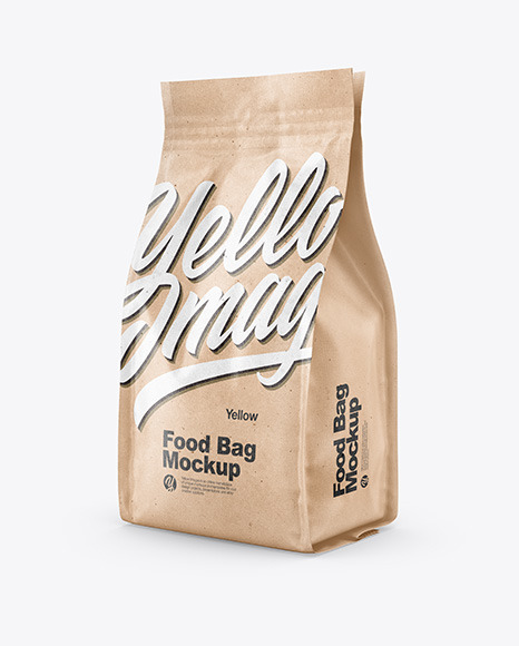 Kraft Food Bag Mockup