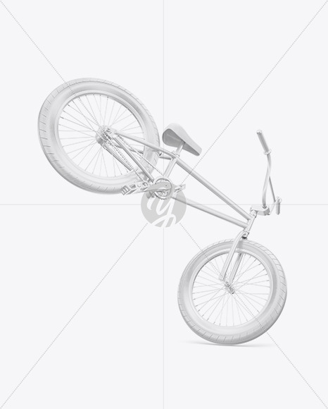 BMX Bicycle Mockup - Right Side View