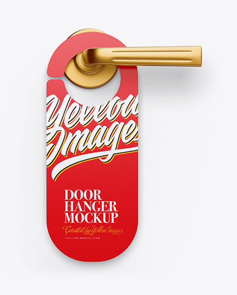 Door Hanger Mockup