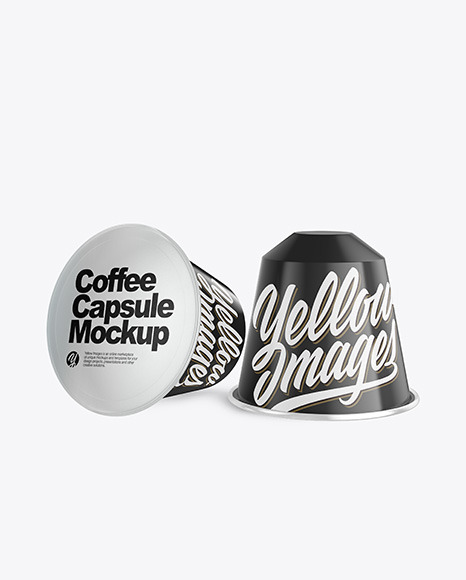 Coffee Capsule Mockup