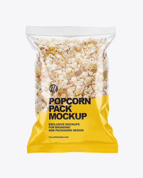 Popcorn Pack Mockup
