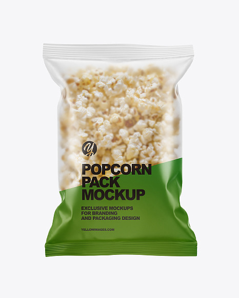 Matte Popcorn Pack  Mockup