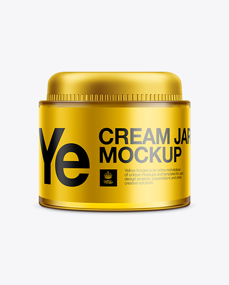 Body Cream Jar Mock-up