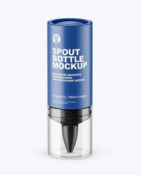 Matte Spout Bottle Mockup