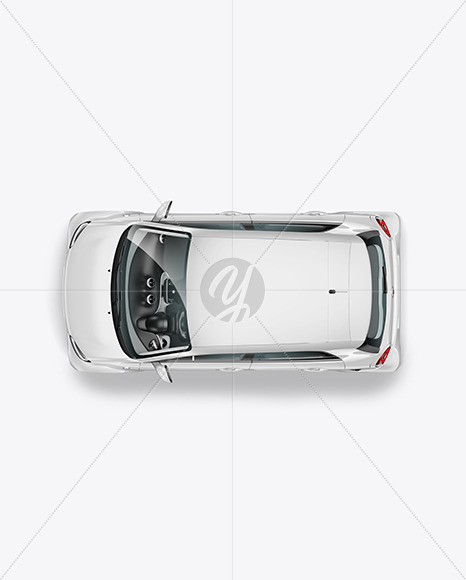 Hatchback Mockup - Top View