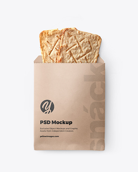 Paper Pack with Two Crackers Mockup