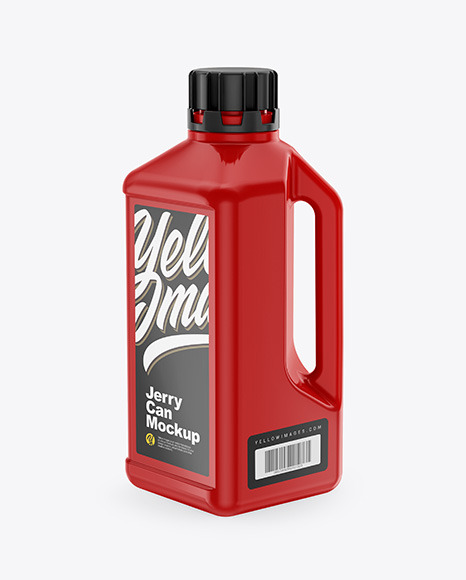 Glossy Jerry Can Mockup